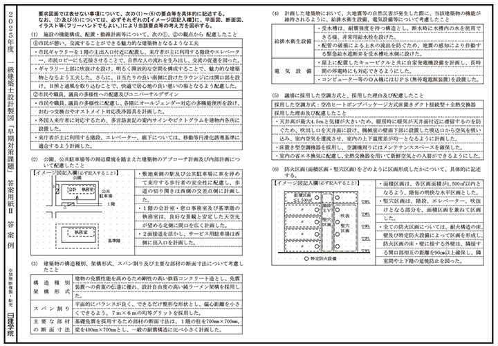 ■【21課題❗＋α☆】一級建築士/製図/日建/ 防災学習のできるコミュニティ施設 2024年（令和6年）一級建築士 設計製図試験 勉強記録Part.2