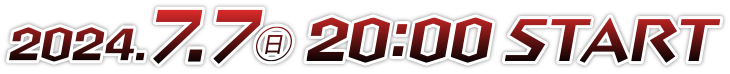 2023.6.11(日) 19:00 START